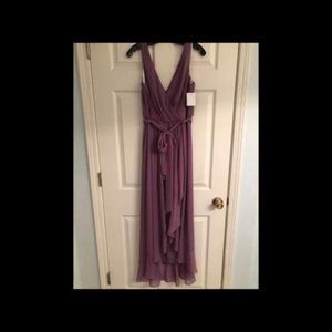 David's Bridal Vera Wang Bridesmaid Dress Wisteria Size 14